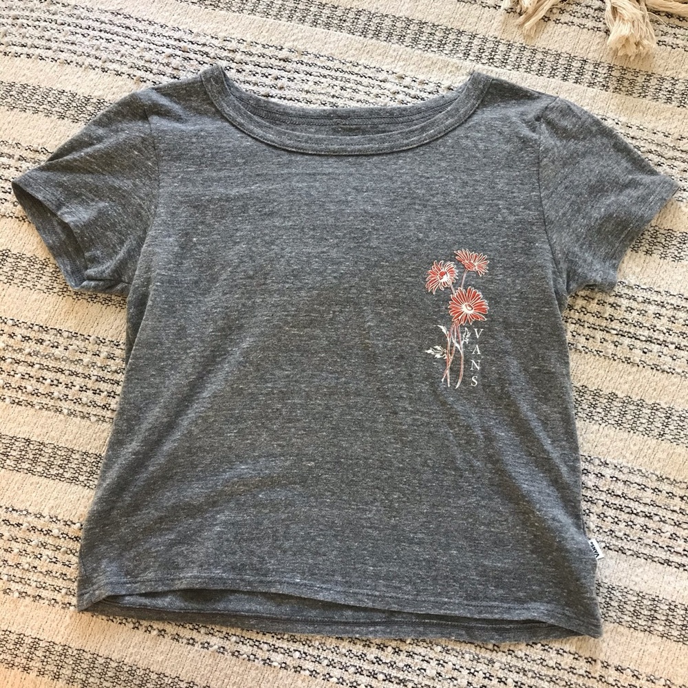 Vans crop graphic tee